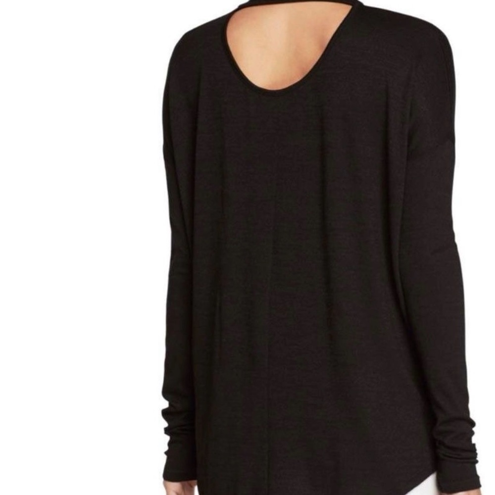 Rag & Bone Black Turtleneck Long Sleeve Top Sm